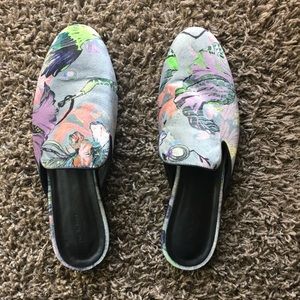 Rag & Bone Velvet Floral Mule